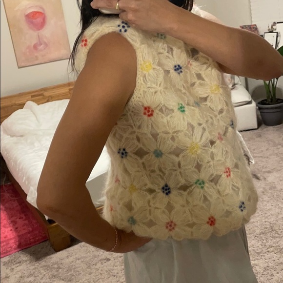 Vintage Flower tank vest - Picture 4 of 4
